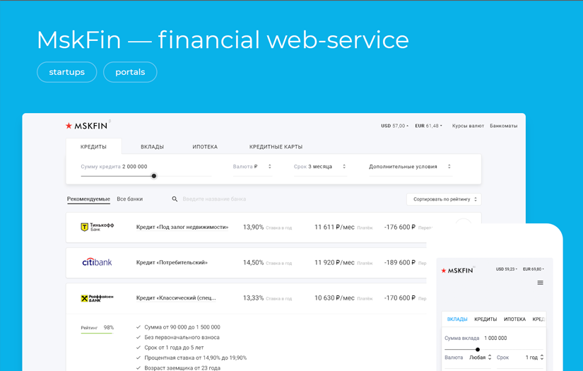 FINANCIAL WEB-SERVICE MSKFIN